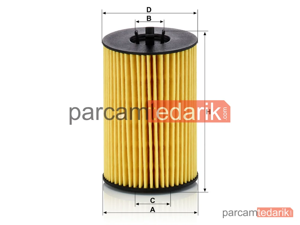 MANN FILTER HU7020Z | Yağ Filtresi — VW Passat (B8) 1.6 TDI Dcxa/2.0 TDI 14 =>, Golf VII 1.6 TDI 12 =>