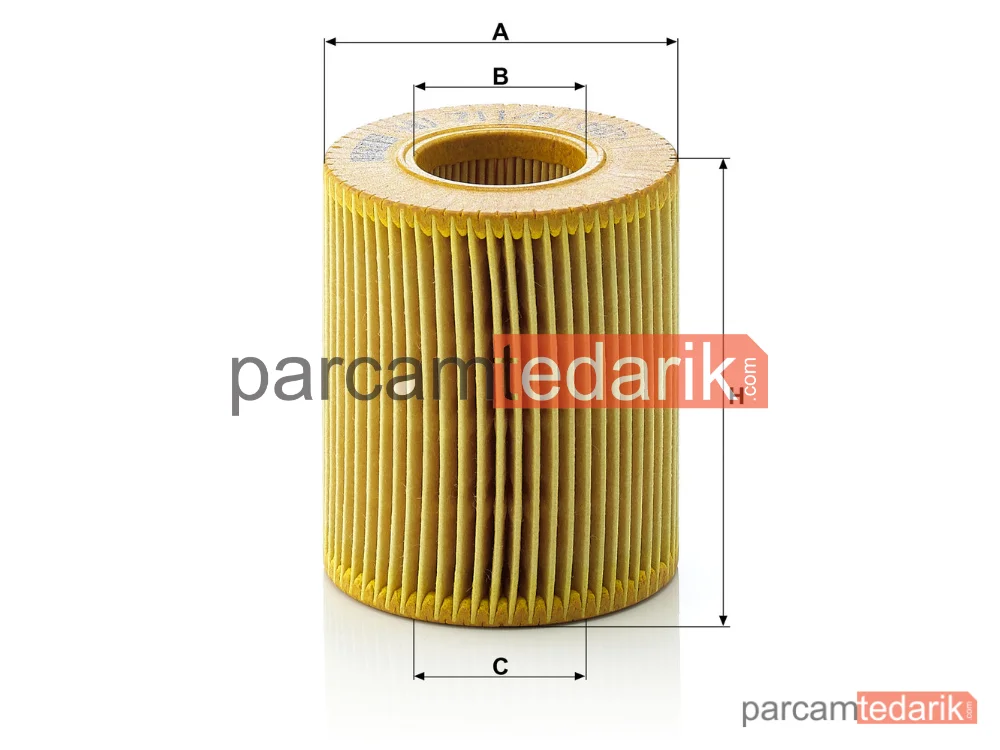 MANN FILTER HU711/2X | Yağ Filtresi — Mazda 3 2.3 MPS T 06-09