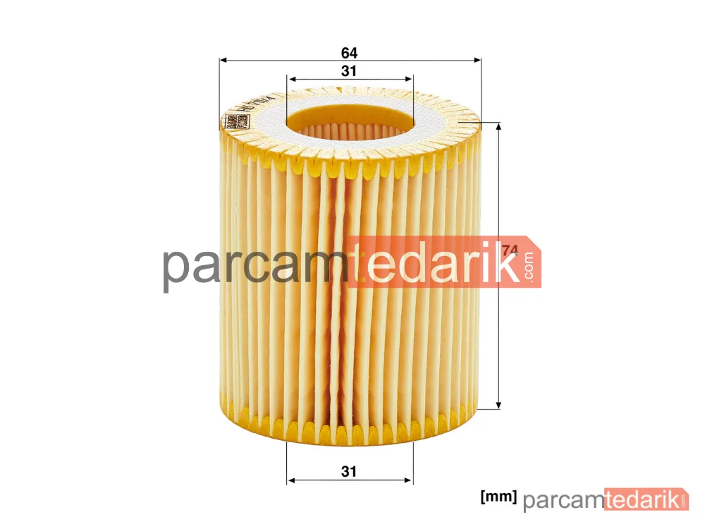 MANN FILTER HU711/4X | Yağ Filtresi — Opel Vectra C 1.9 Cdti 04-09