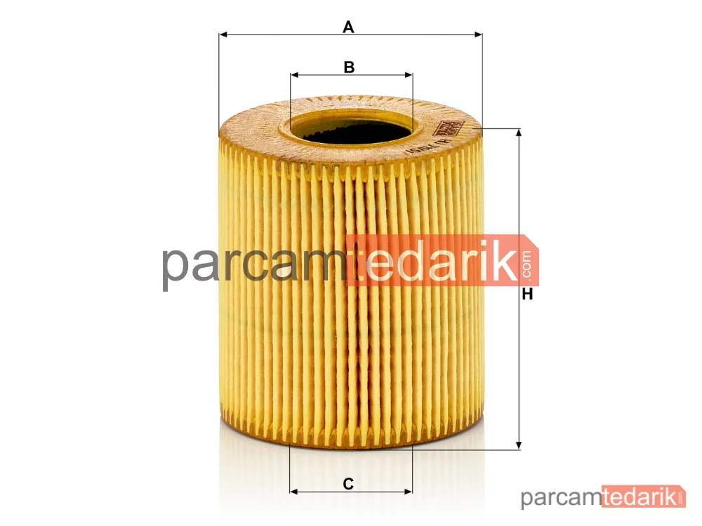 MANN FILTER HU711/51X | Yağ Filtresi — Peugeot 207 1.6 16V 06-13