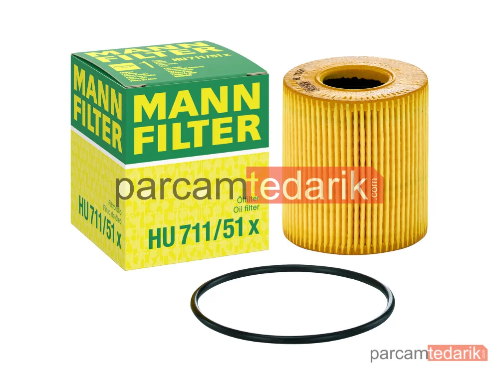 MANN FILTER HU711/51X | Yağ Filtresi — Peugeot 207 1.6 16V 06-13