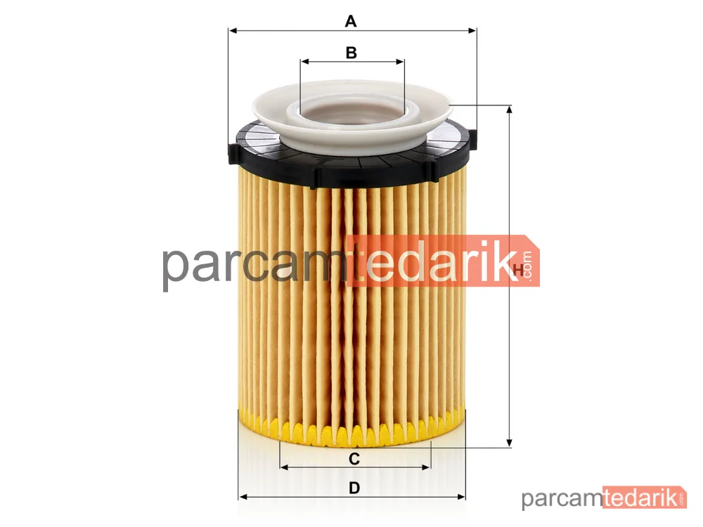 MANN FILTER HU711/6Z | Yağ Filtresi — Mercedes-Benz A Serisi A 180-200-220-250 12-18, B 180-200-220-250 12-18