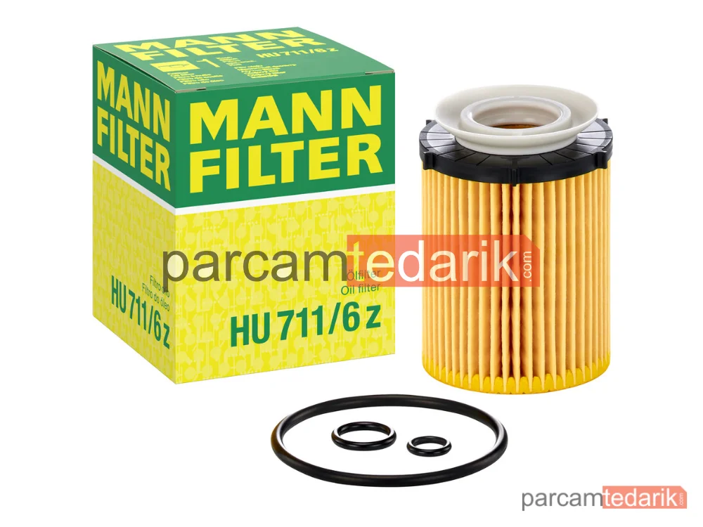 MANN FILTER HU711/6Z | Yağ Filtresi — Mercedes-Benz A Serisi A 180-200-220-250 12-18, B 180-200-220-250 12-18