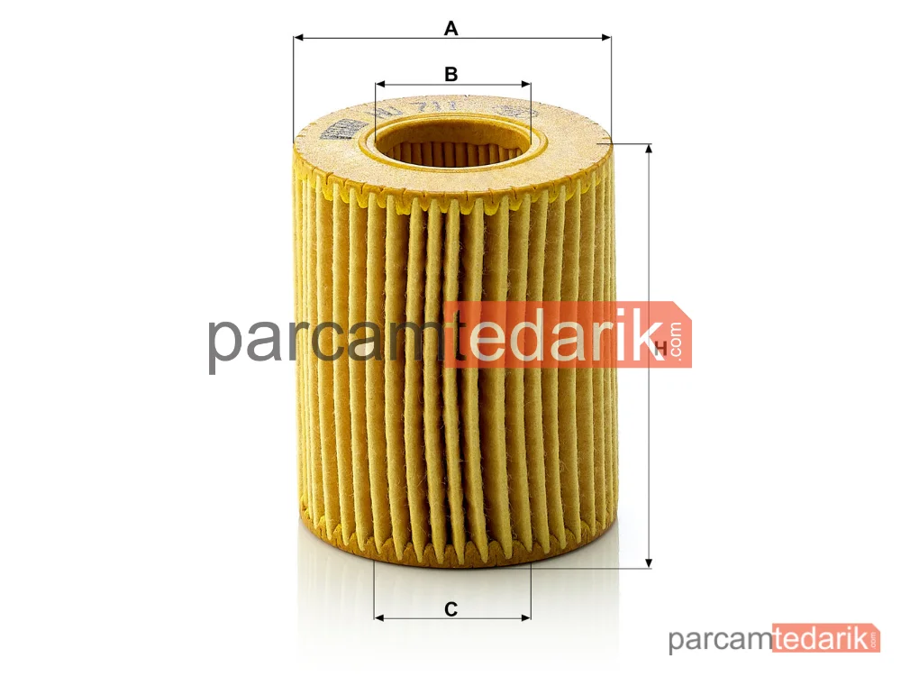 MANN FILTER HU711X | Yağ Filtresi — Ford Mondeo III 1.8 16V 00-07, 1.8 SCİ 03-07