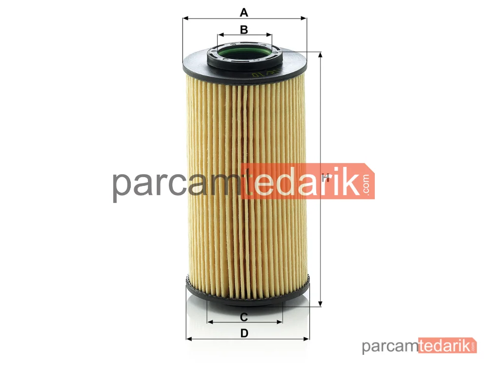 MANN FILTER HU712/10X | Yağ Filtresi — Kia Cerato HB 1.5 Crdi 05=>
