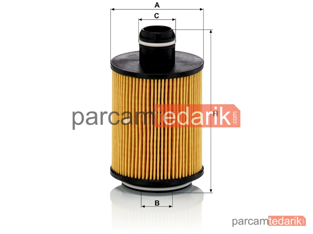 MANN FILTER HU712/11X | Yağ Filtresi — Fiatdoblo 1.3 D-1.6 D-2.0 D MJET 10=>, Linea 1.3D-1.6D 09=>