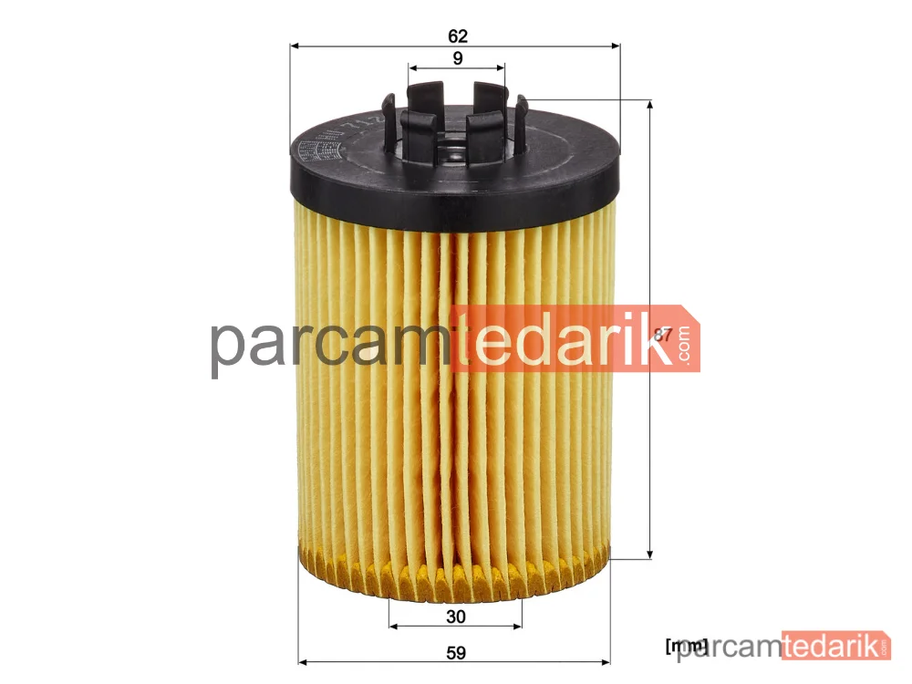 MANN FILTER HU712/8X | Yağ Filtresi — Opel Corsa C 1.0 00-09, 1.2 16V 00-03
