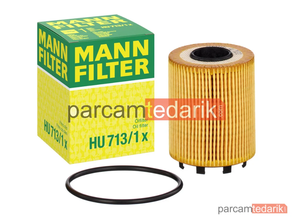 MANN FILTER HU713/1X | Yağ Filtresi — Albea-Doblo-Palio-Fiorino-Grande Punto 1.3 JTD 03=>Astra-Combo-Meriva-Agila