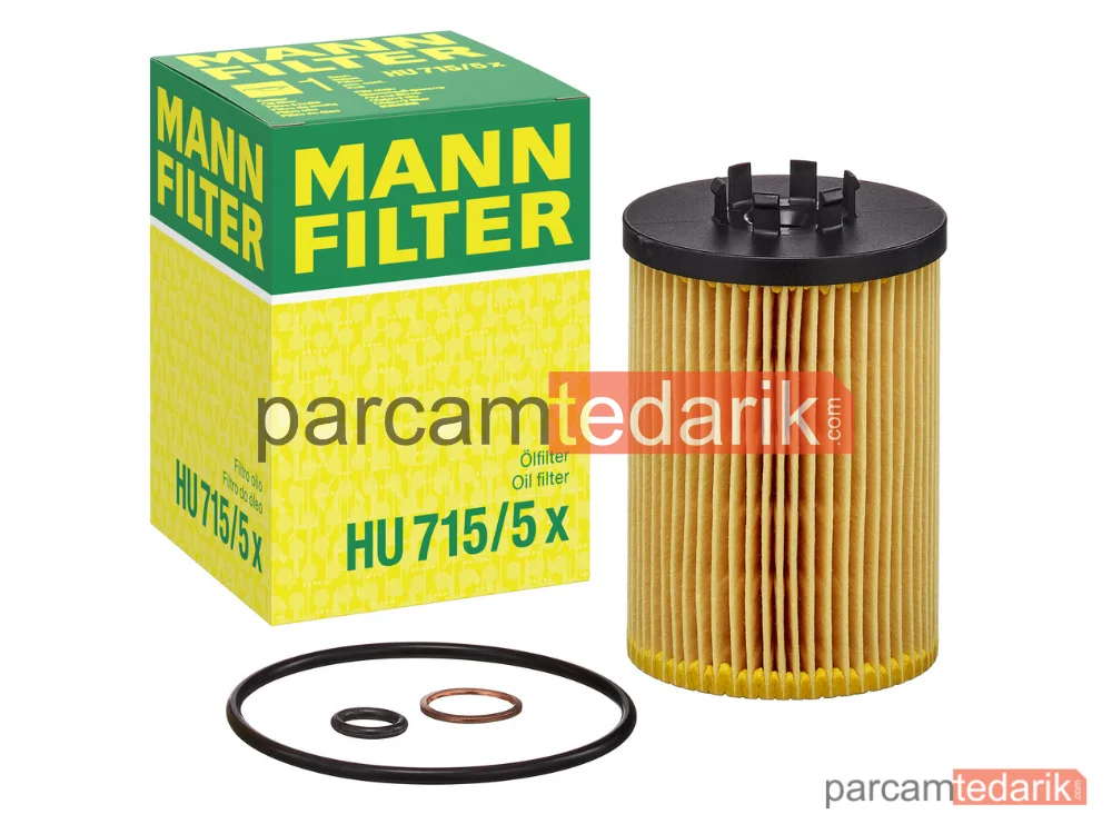 MANN FILTER HU715/5X | Yağ Filtresi — BMW 7 Serisi E65/E66 01-05