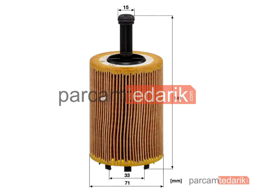 MANN FILTER HU719/7X | Yağ Filtresi — Volkswagen Caddy III MPV 1.9 TDİ 04-10, 2.0 TDİ 07-10