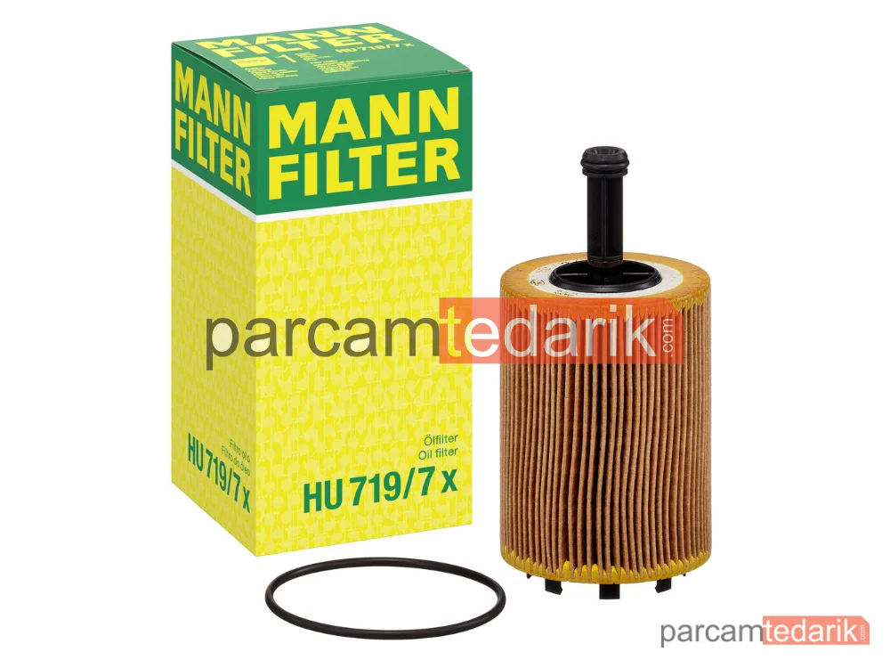 MANN FILTER HU719/7X | Yağ Filtresi — Volkswagen Caddy III MPV 1.9 TDİ 04-10, 2.0 TDİ 07-10