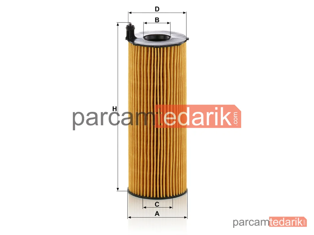 MANN FILTER HU8001X | Yağ Filtresi — Audi Allroad 2.5 TDİ Quattro 00-05