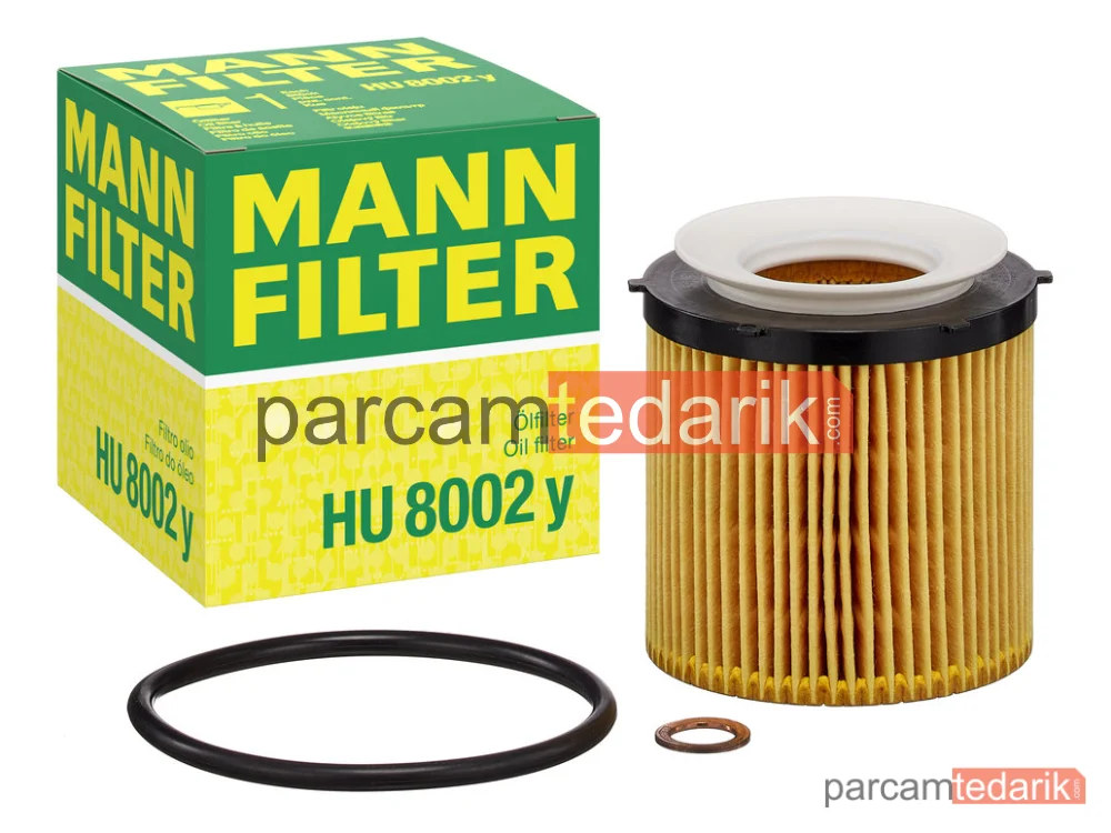MANN FILTER HU8002Y | Yağ Filtresi — BMW 3 Serisi F30/F80 11-15, 3 Touring F31 13-15