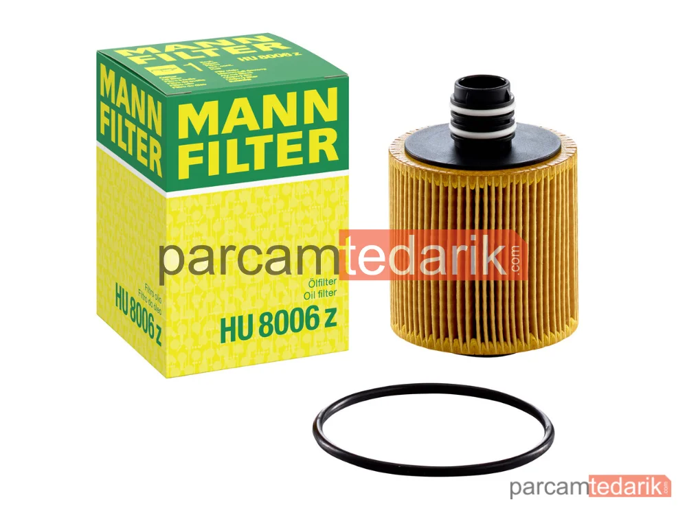 MANN FILTER HU8006Z | Yağ Filtresi — Fiat Doblo MPV 1.6 D Multijet 10=>, Bravo II 1.6 D Multijet 07-14