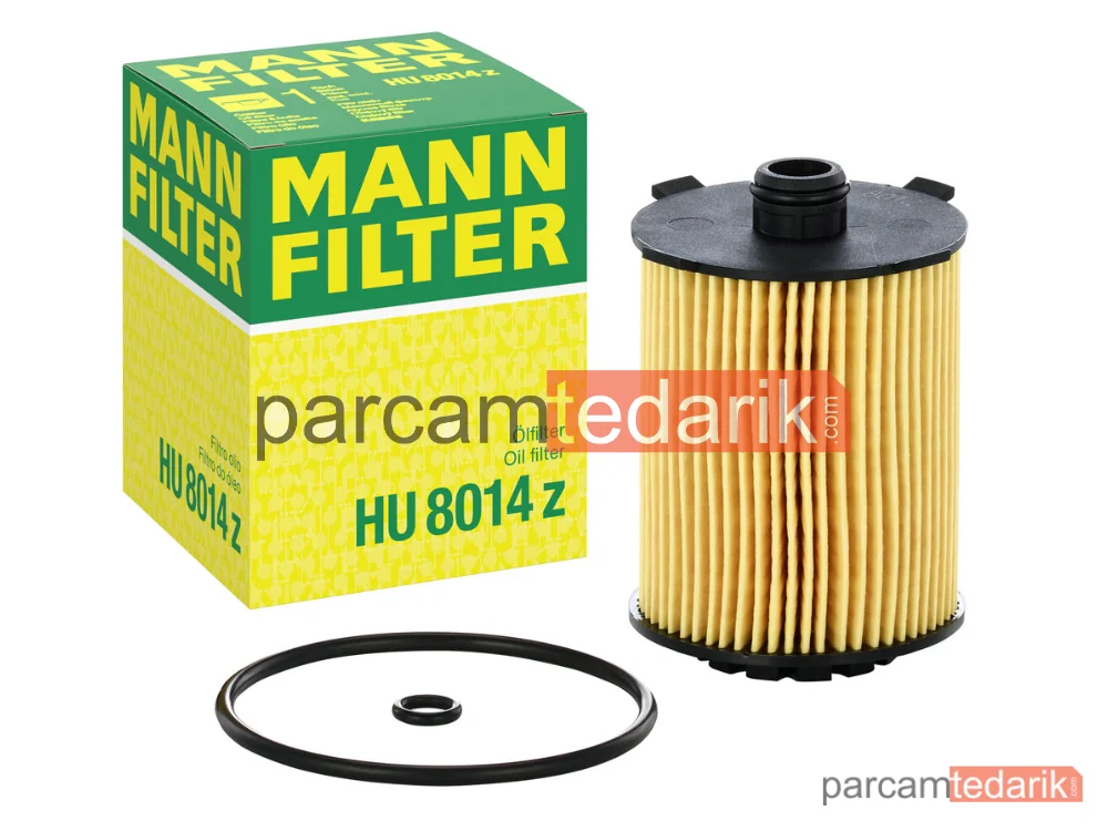 MANN FILTER HU8014Z | Yağ Filtresi — Volvo S60 II 2.0 D2 15-18, 2.0 D3 15-18, D4 13-15, 2.0 D4 15-18