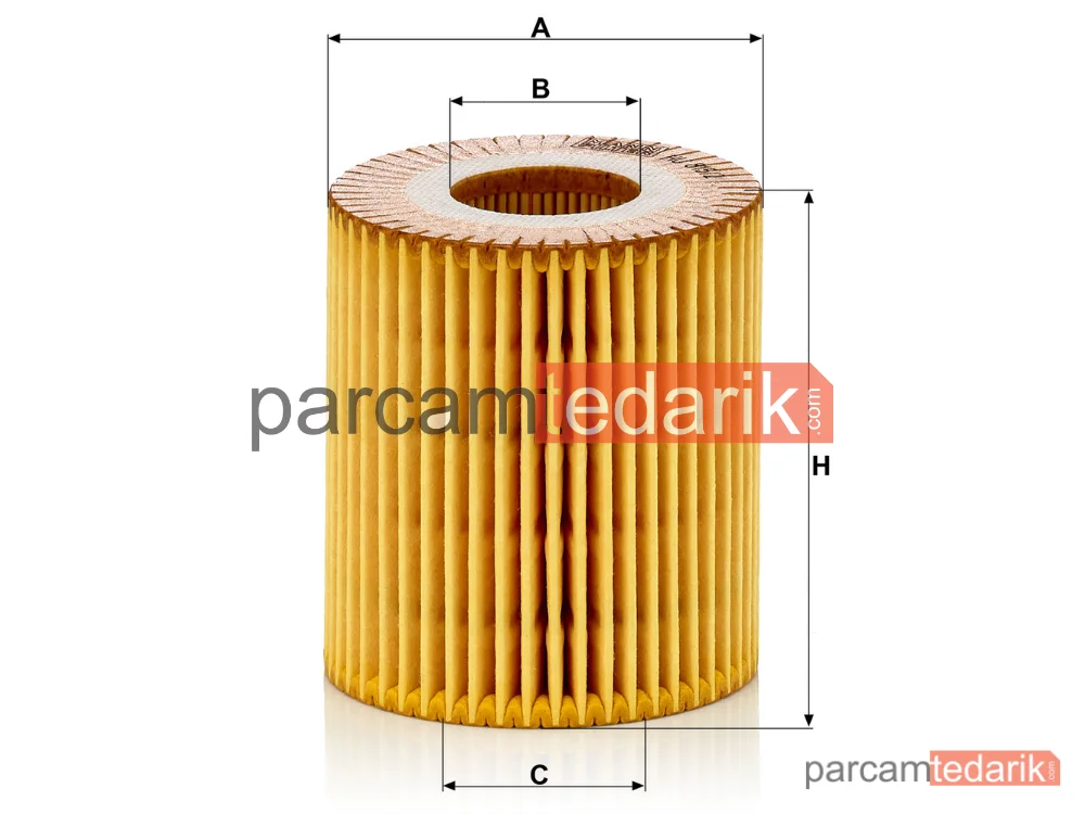 MANN FILTER HU815/2X | Yağ Filtresi — BMW3 Serisi E90 04-11, 3 Touring E91 05-12, 3 Coupe E92 07-13