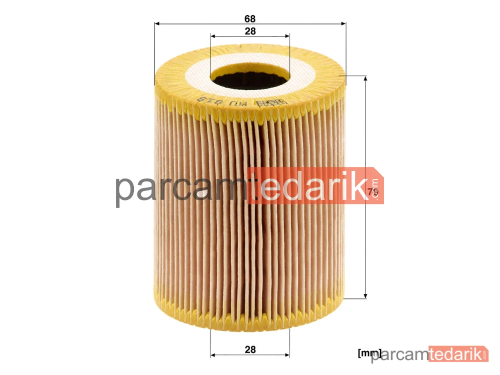 MANN FILTER HU818X | Yağ Filtresi — Land Rover Range Rover III 3.0 D 4X4 02-12