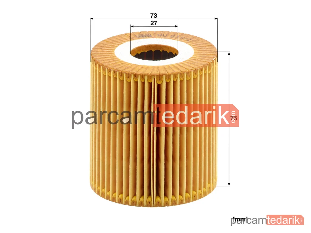 MANN FILTER HU819/1X | Yağ Filtresi — Nissan Primera 2.2 Dİ 02-07