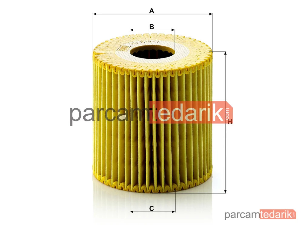 MANN FILTER HU819/1X | Yağ Filtresi — Nissan Primera 2.2 Dİ 02-07
