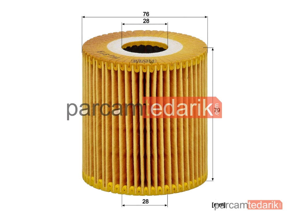 MANN FILTER HU819X | Yağ Filtresi — Volvo V40 SW 2.0 T 97-04