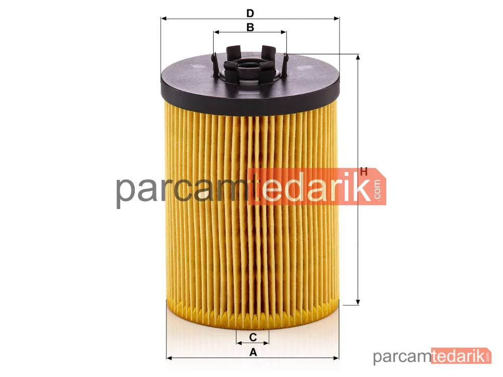 MANN FILTER HU823X | Yağ Filtresi — BMW 6 Serisi E63 05-10, 6 Cabrio E64 05-10