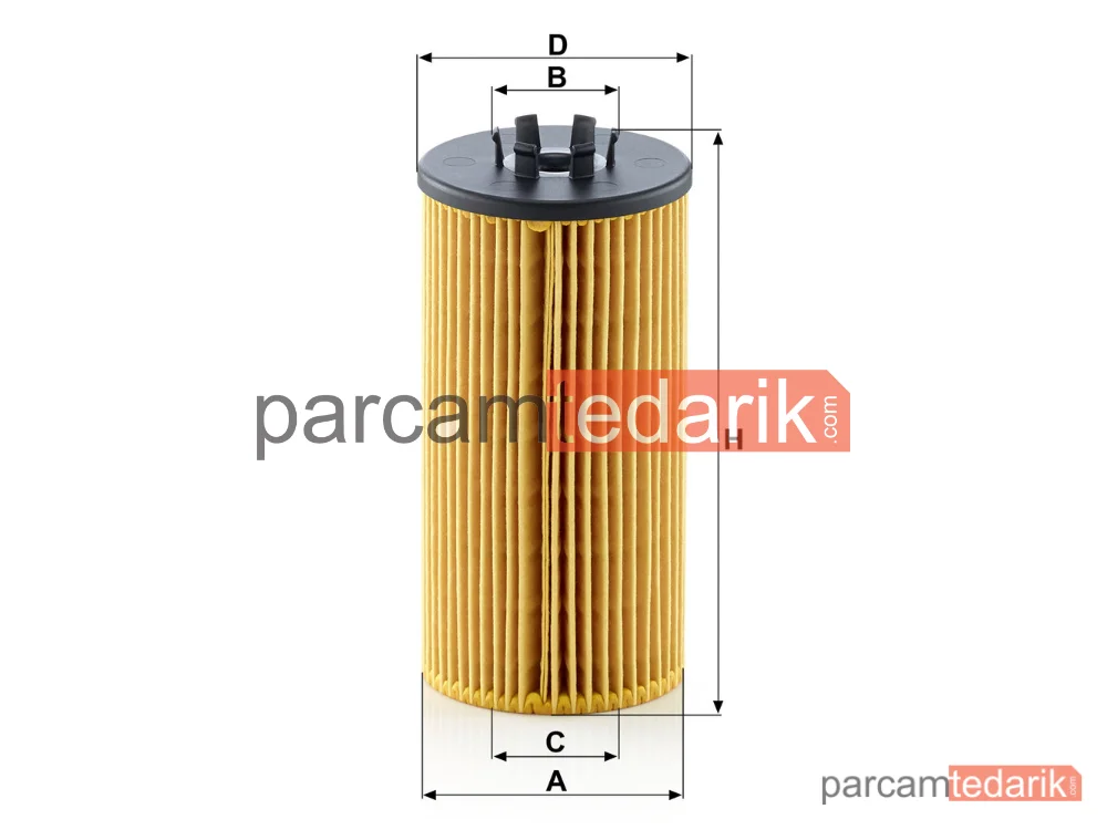 MANN FILTER HU835/1Z | Yağ Filtresi — Audi A4 S4 Quattro 03-04, A4 Cabrio S4 Quattro 04-09