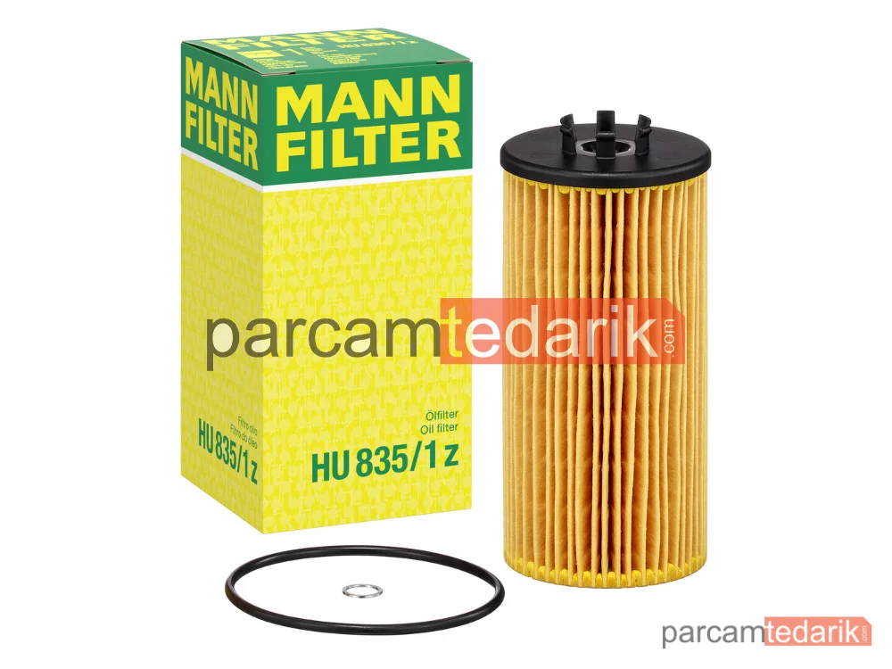 MANN FILTER HU835/1Z | Yağ Filtresi — Audi A4 S4 Quattro 03-04, A4 Cabrio S4 Quattro 04-09