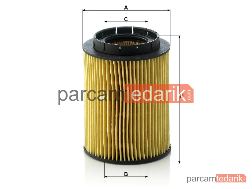 MANN FILTER HU932/6N | Yağ Filtresi — Volkswagen Touareg 3.2 V6 02-06