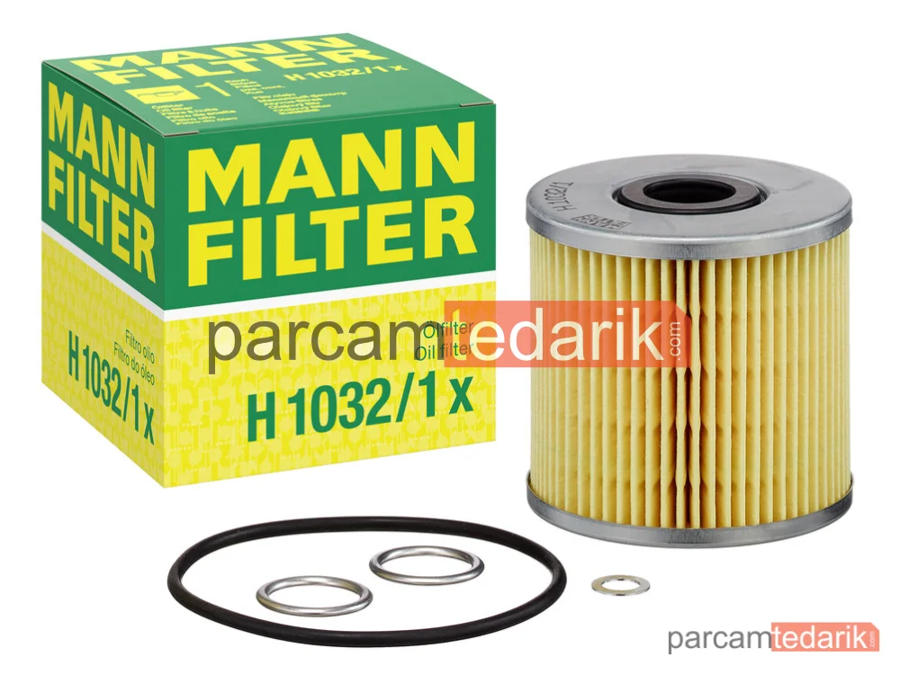 MANN FILTER H1032/1X | Yağ Filtresi — Audi A8 4.2 Quattro 94-98