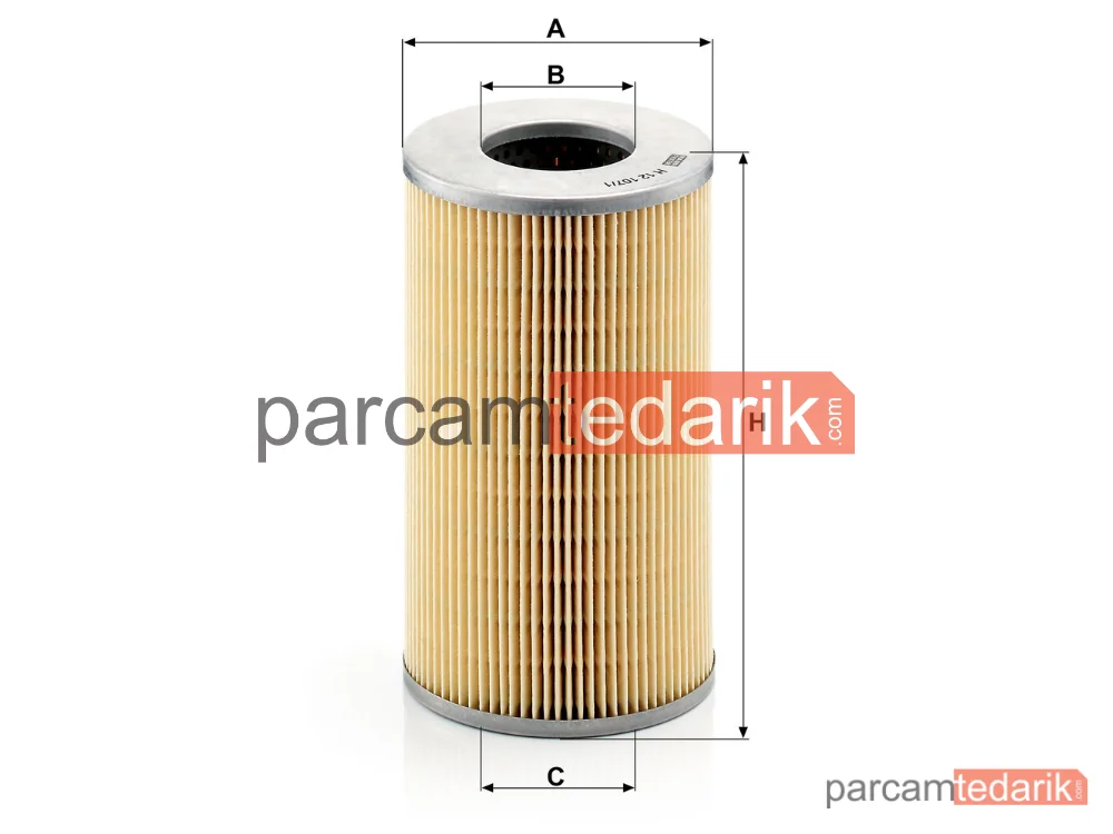 MANN FILTER H12107/1 | Yağ Filtresi — Steyr 890 Series 68-89, 1291 Series 71-86, 1490 Series 71-78