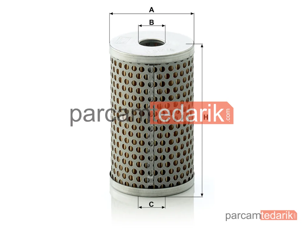 MANN FILTER H601/4 | Yağ Filtresi — Mercedes-Benz T2/LN1 667.361 86-94, Renault Mascott 110 99-04
