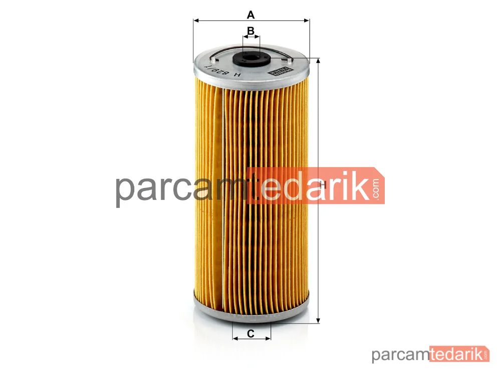 MANN FILTER H829/1X | Yağ Filtresi — Mercedes-Benz SL R129 89-92