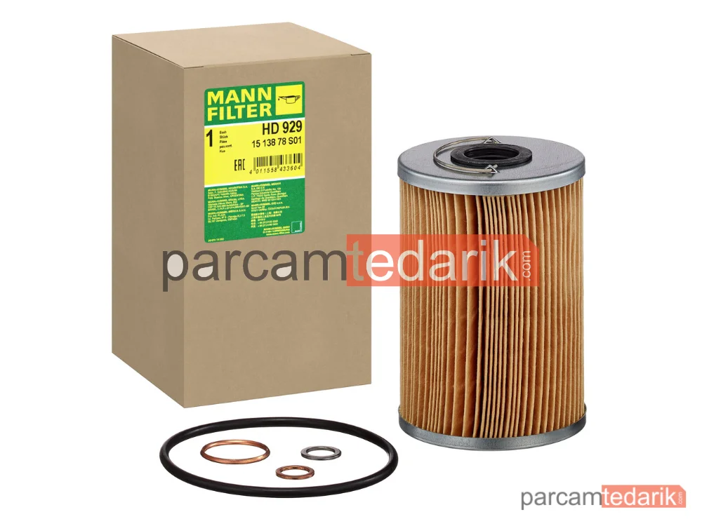 MANN FILTER H929X | Yağ Filtresi — Mercedes-Benz S Serisi W116 72-80