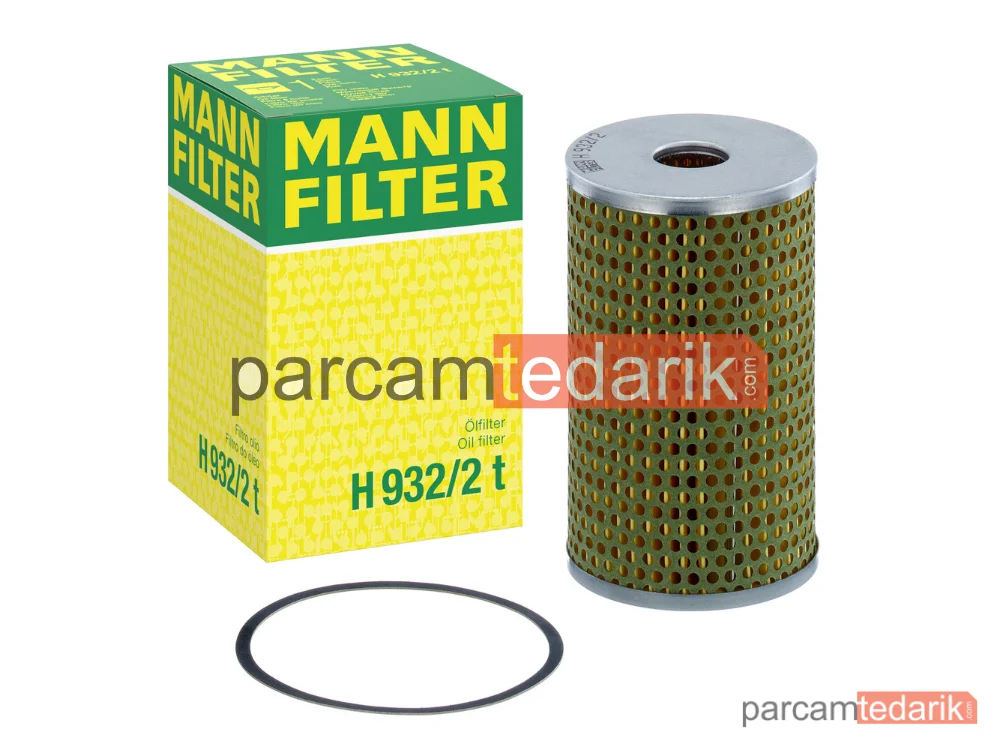 MANN FILTER H932/2T | Yağ Filtresi — DAF F1100 78-88, F1200 FA 1200 DD 69-81