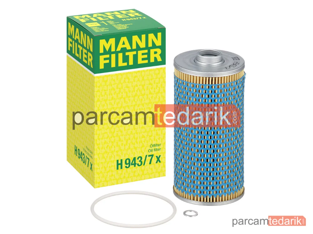MANN FILTER H943/7X | Yağ Filtresi — BMW 5 Serisi E34 92-95
