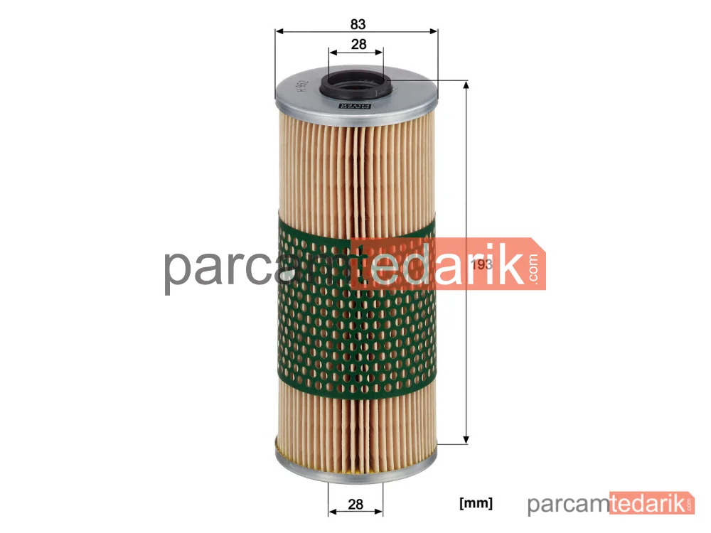 MANN FILTER H952X | Yağ Filtresi — BMW 7 E32 87-94
