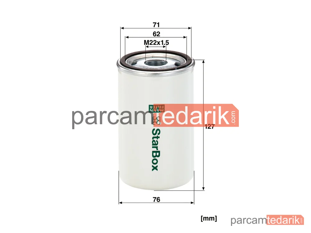 MANN FILTER LB719/20 | Endüstriyel Filtre