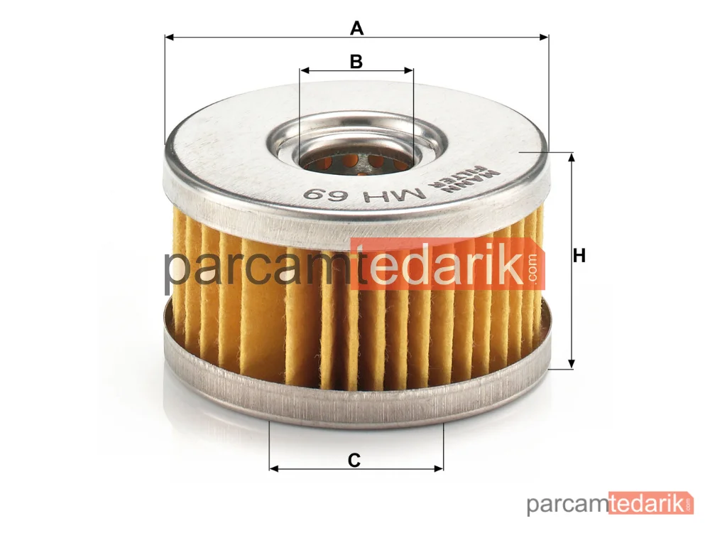 MANN FILTER MH69 | Yağ Filtresi — Suzuki Motorcycles DR 81=>