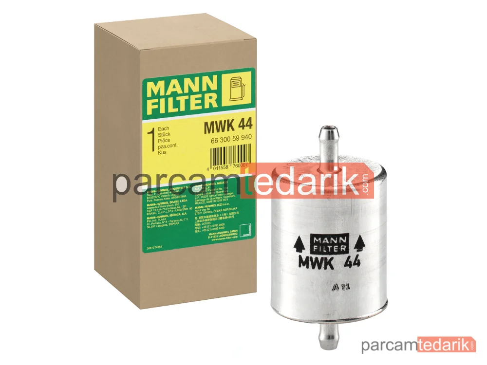 MANN FILTER MWK44 | Yakıt Filtresi — BMW Motorcycles C1 99-03, K 84-04, R 850 98-06