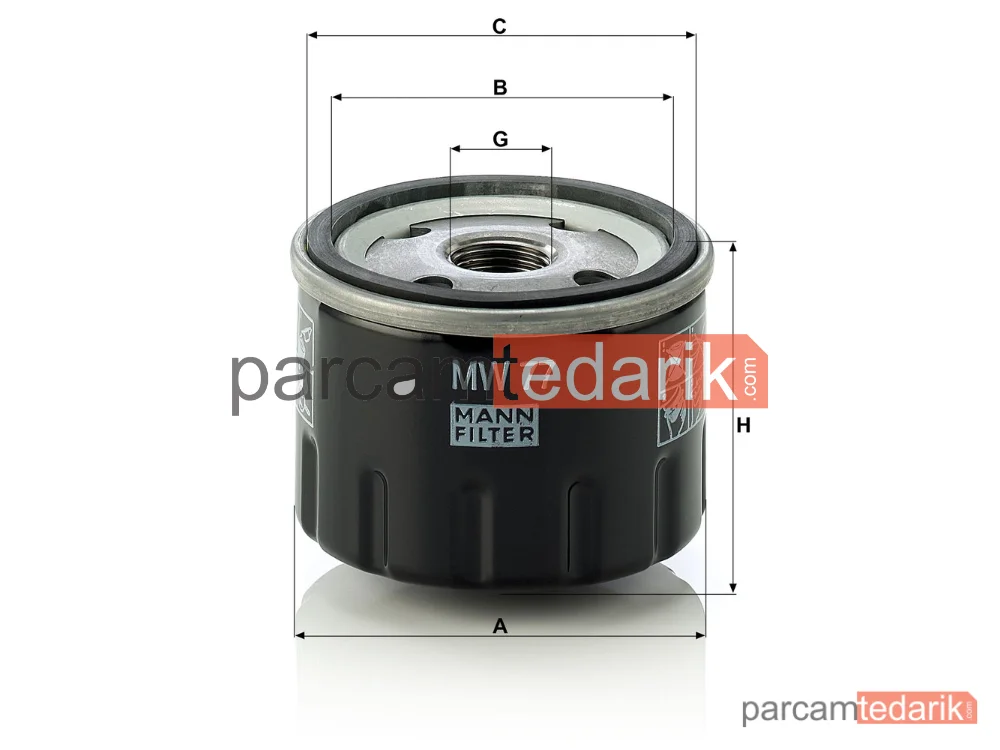 MANN FILTER MW77 | Yağ Filtresi — Gilera Motorcycles 350 350 Dakota 87-93, 500 500 Saturno 88-91