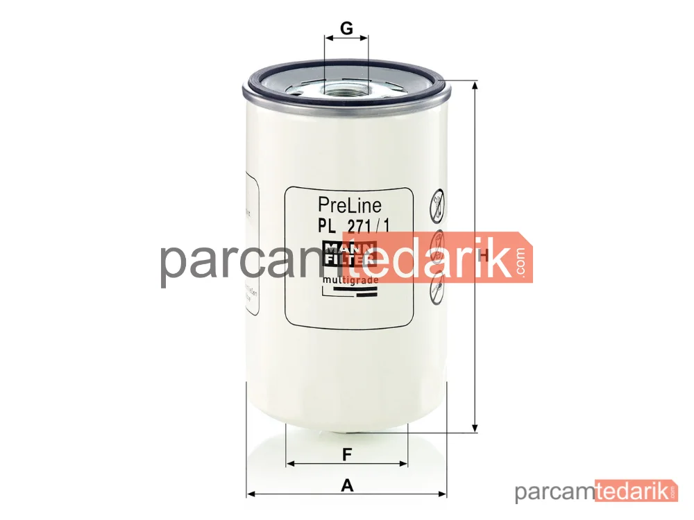 MANN FILTER PL271/1 | Endüstriyel Filtre