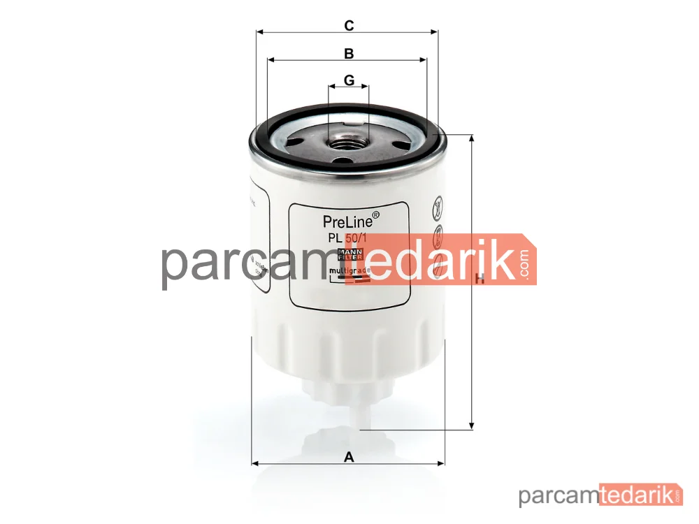 MANN FILTER PL50/1 | Endüstriyel Filtre