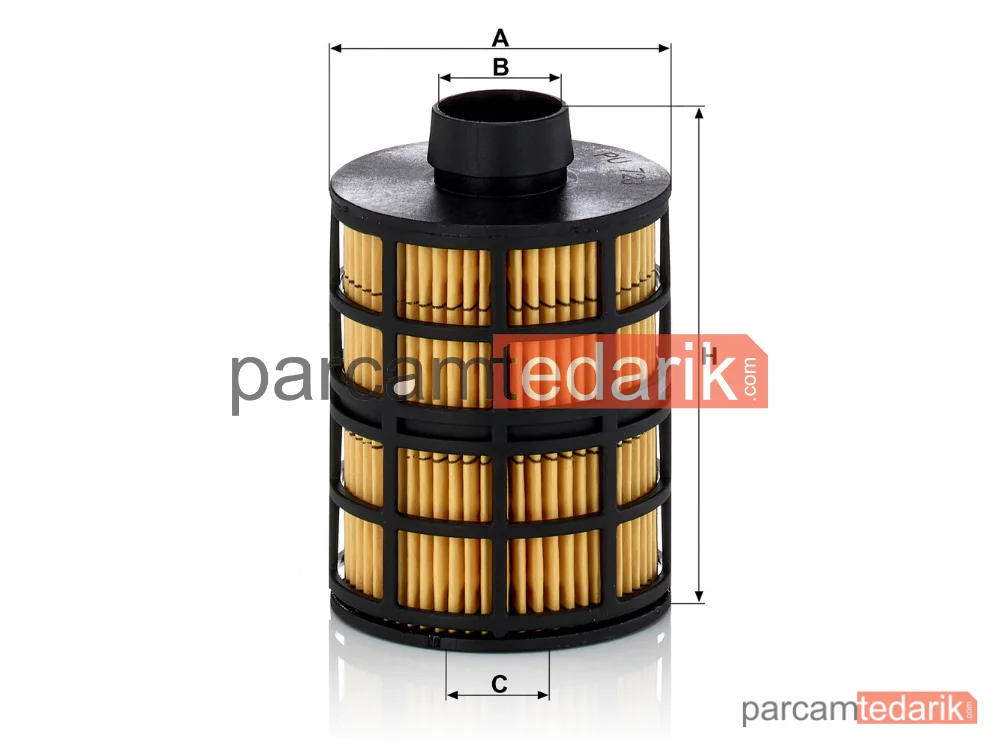 MANN FILTER PU723X | Yakıt Filtresi — Fiat Doblo MPV 1.3 JTD 05=>, Punto 1.9 JTD 01-12, Albea 1.3 JTD 03-09