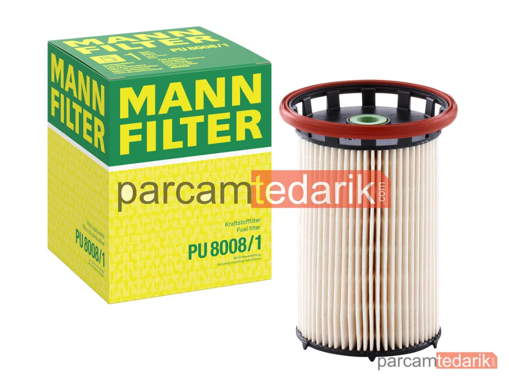 MANN FILTER PU8008/1 | Yakıt Filtresi — Vokswagen Passat 2.0 TDİ 05-09, Audi Q3 2.0 TDİ 14-18