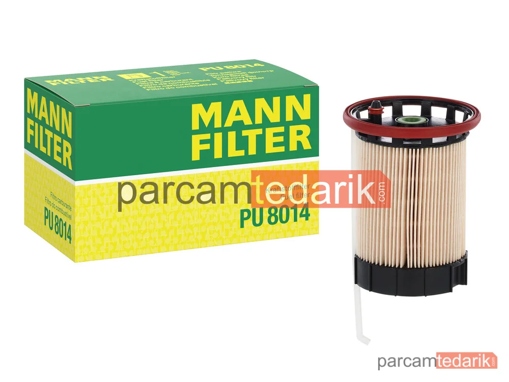 MANN FILTER PU8014 | Yakıt Filtresi — Sensörlü VW Passat (B8) 1.6 TDI Dcxa/2.0 TDI 14 =>