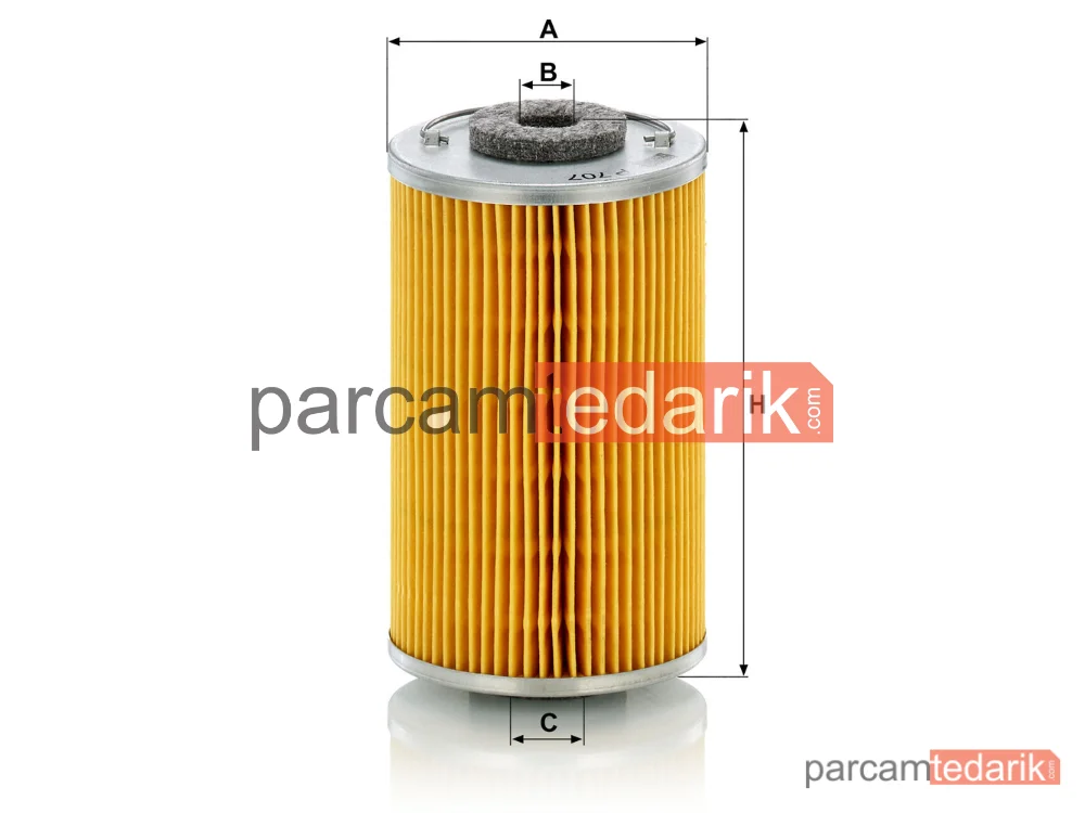 MANN FILTER P707X | Yakıt Filtresi — Mercedes Tourismo, Setra