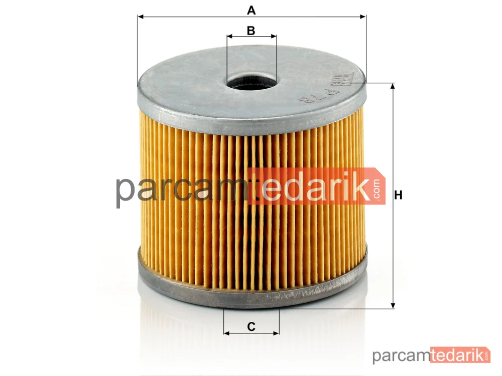 MANN FILTER P78X | Yakıt Filtresi — Peugeot J9 2.5 D 82-87