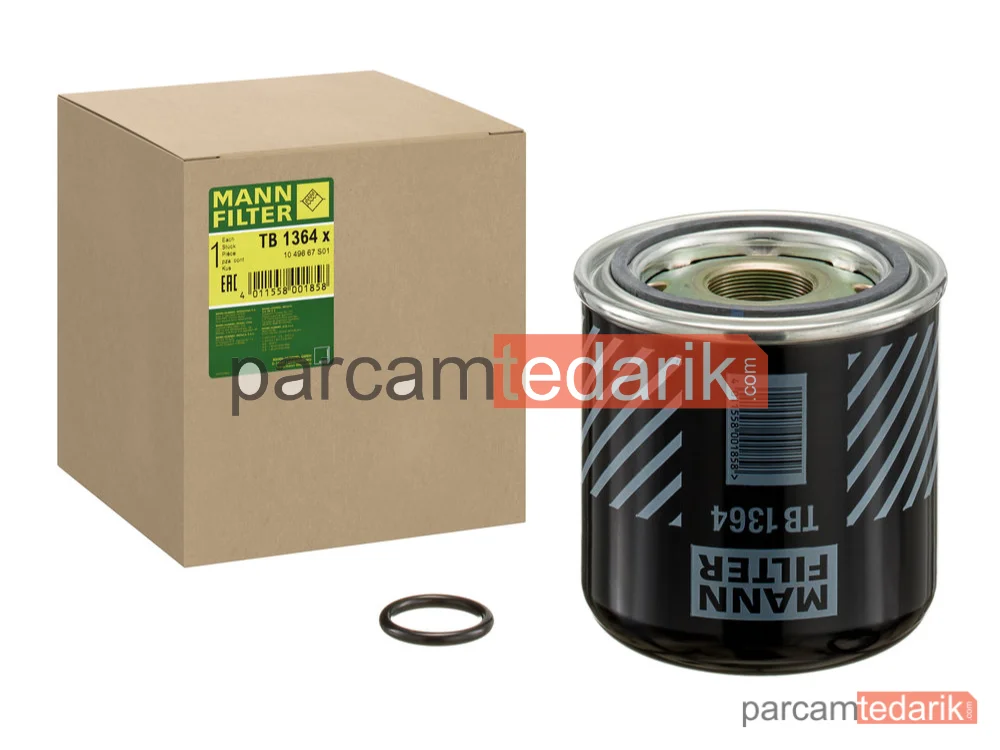 MANN FILTER TB1364X | Hava Kurutucu DAF CF 14=>, LF 13=>, XF 95 02-06, CF 75 01-13, CF 85 01-13