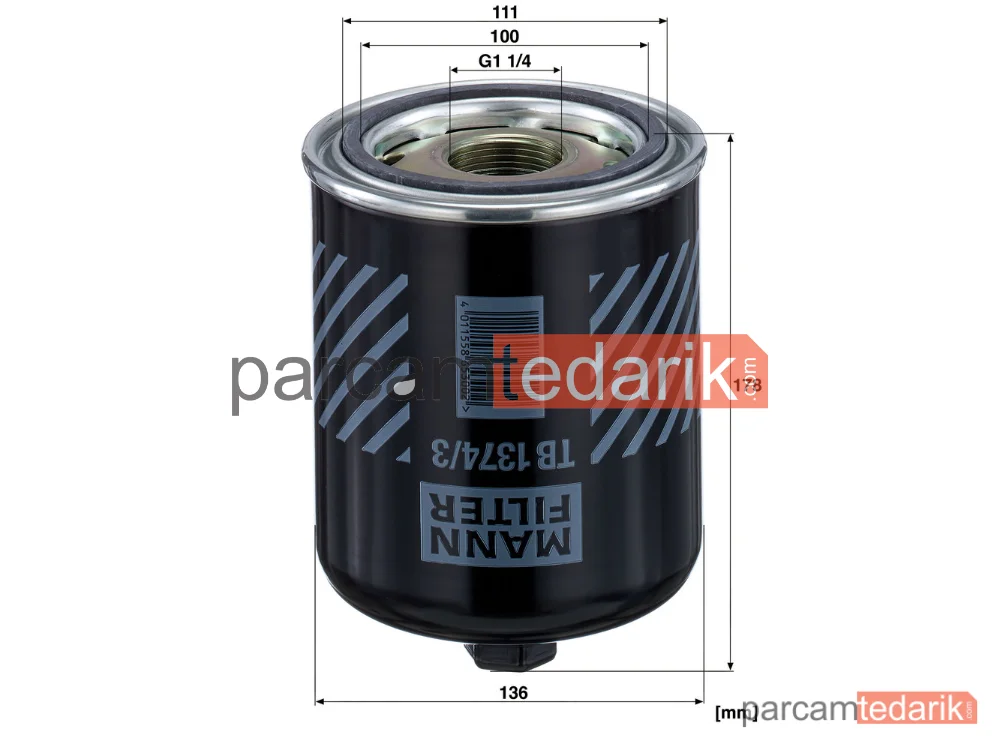 MANN FILTER TB1374/3X | Hava Kurutucu Scania P,g,r,t Serisi 04=>, Renault Trucks Midlum 00=>