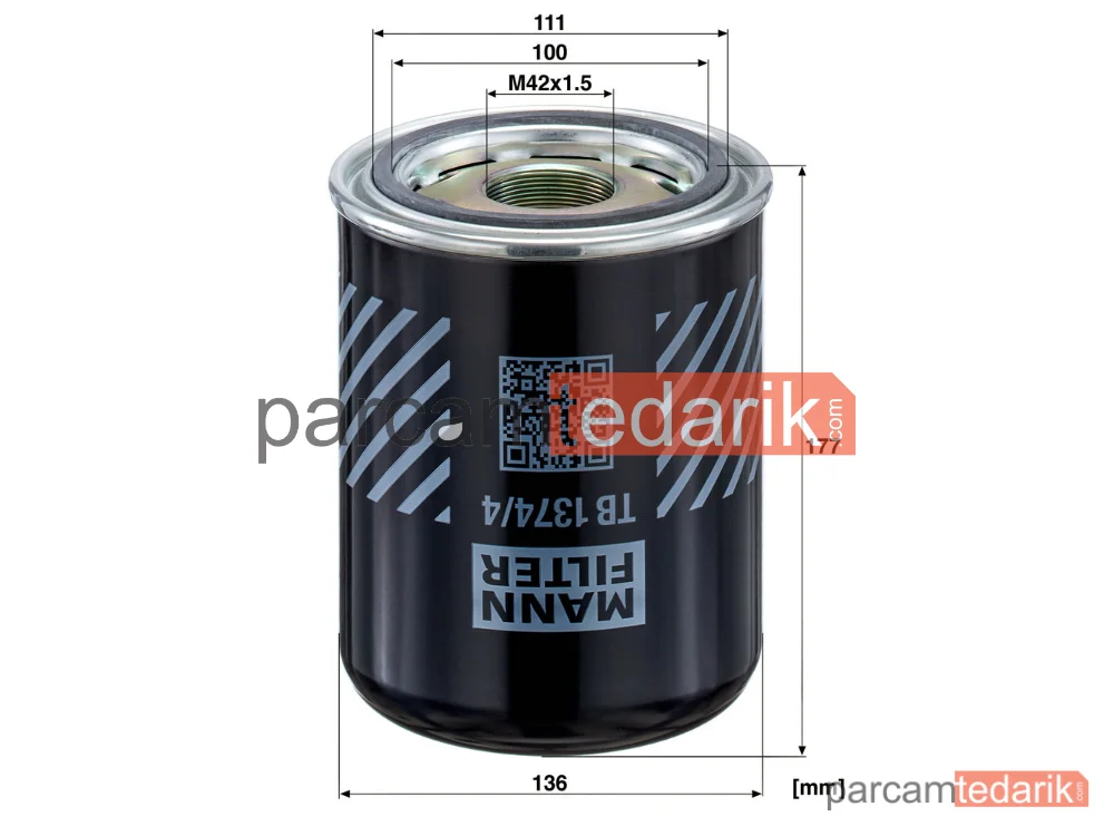 MANN FILTER TB1374/4X | Hava Kurutucu